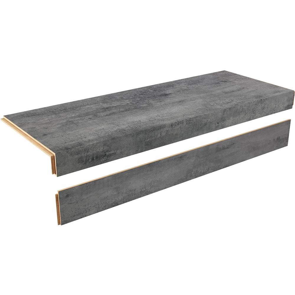 Ziro Treppenkante Vinylanobject Typ1 Graphitbeton