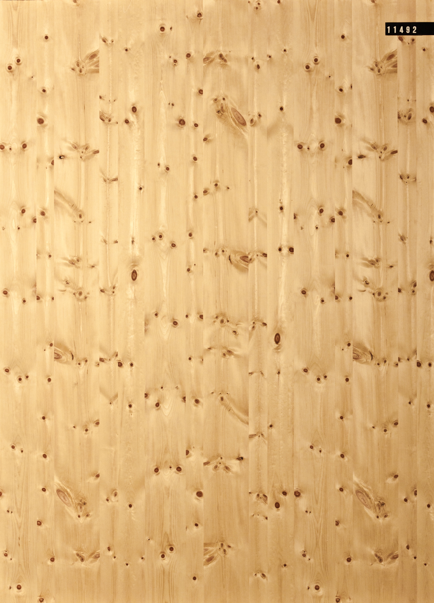 Edelspan | Span P2 | furniert Selection | Arve (Zirbe) astig | A+/A | ungeschliffen Platte Nr. 11492