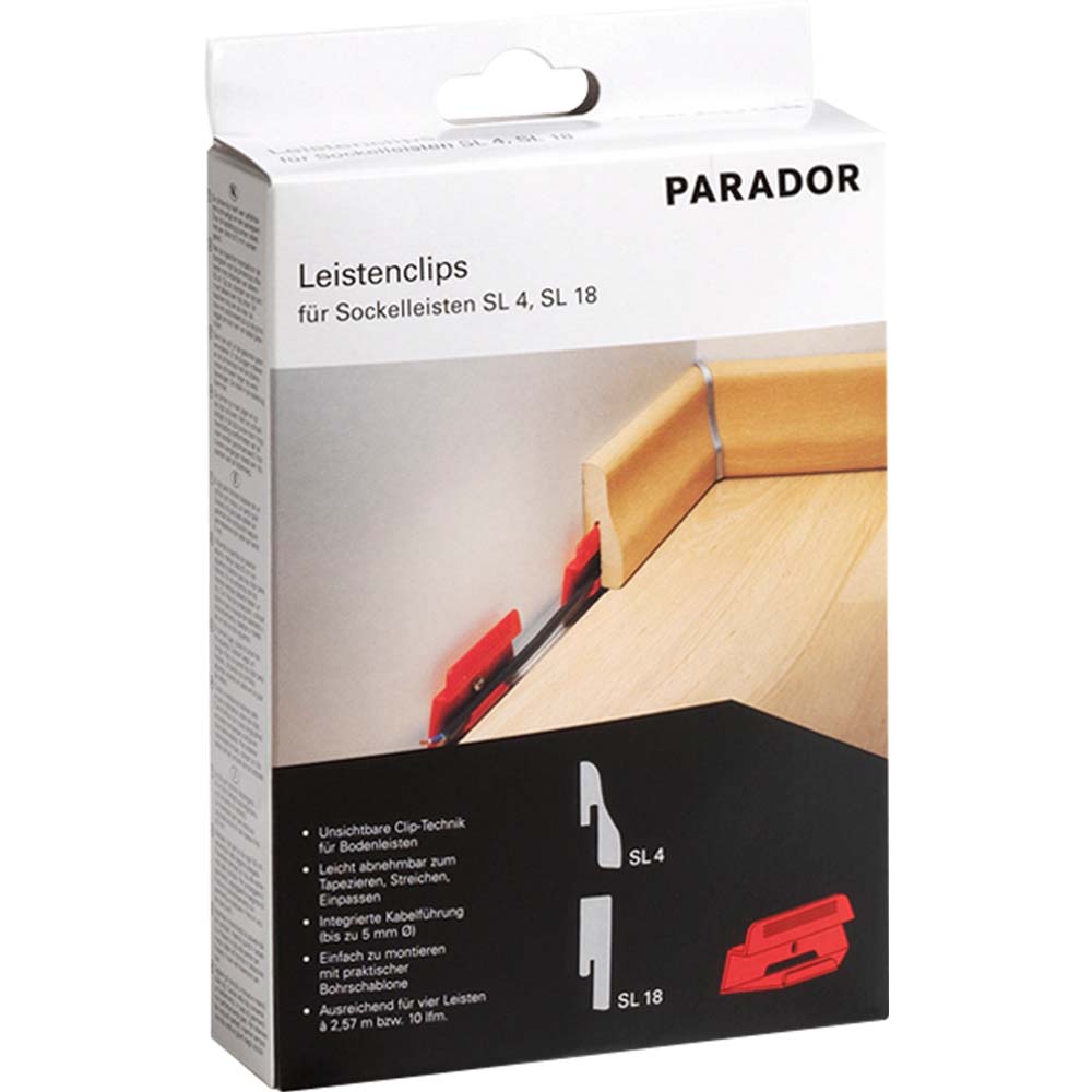 Parador Leistenclip Rot