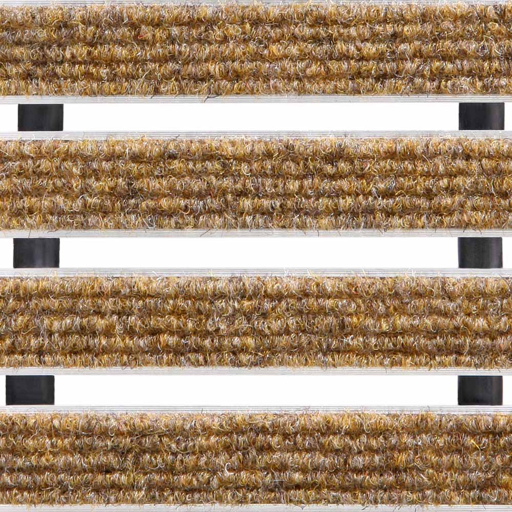 Aluclean Schmutzschleuse Feinrips Beigemeliert Aluclean Schmutzschleuse Feinrips Beigemeliert
