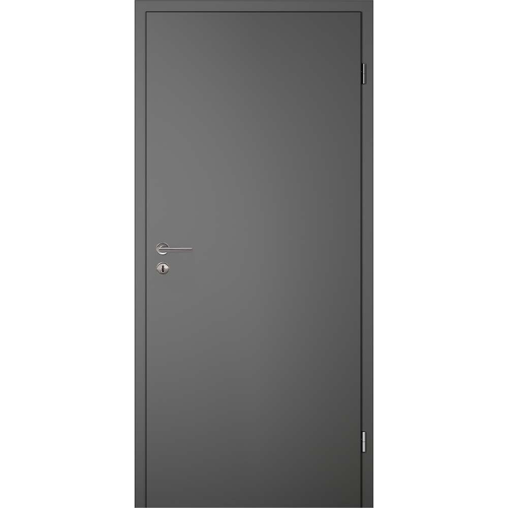 Huga Tuer Roehrenspanalu Versioultramatt Anthrazit