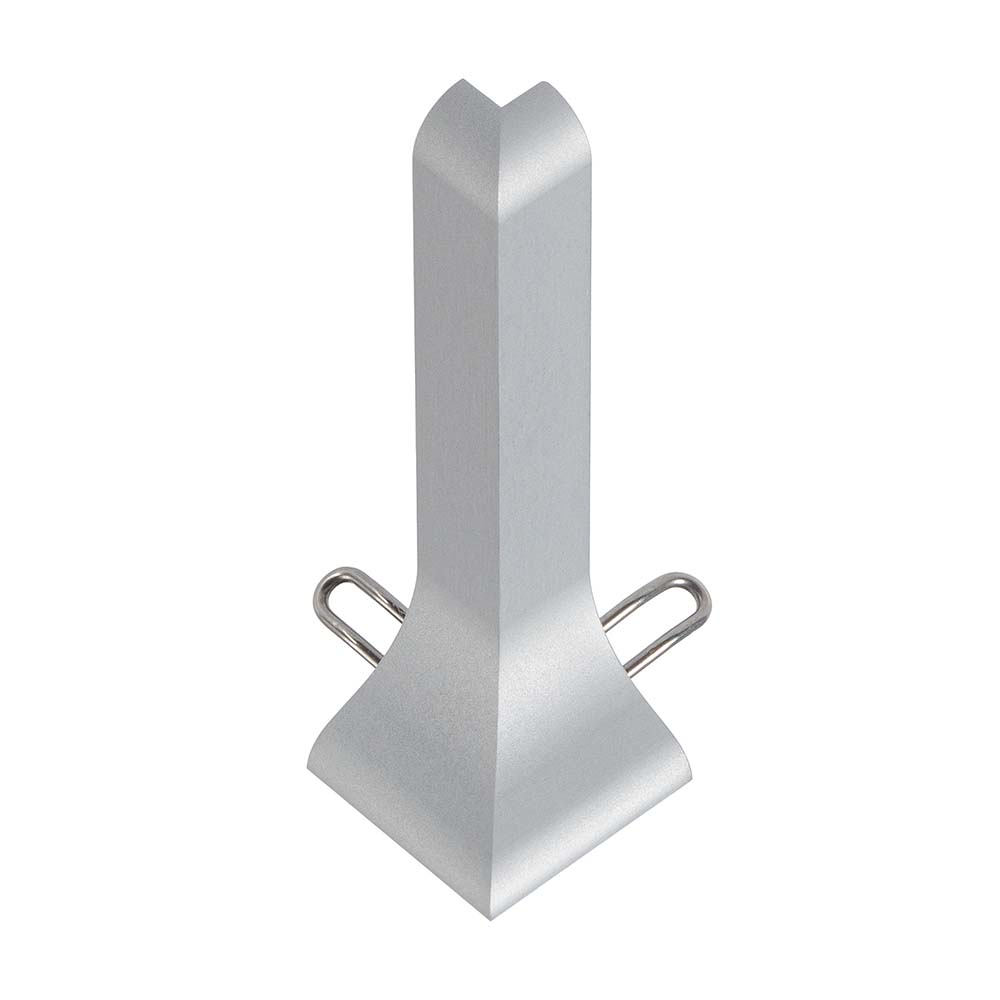 Stucky Alusockelfuss Aussenecke 5011 Silber