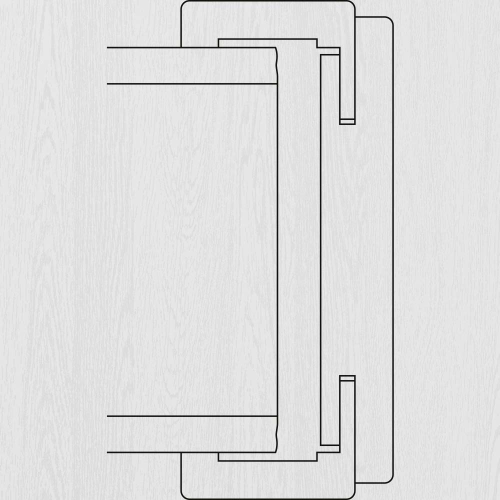 Huga Durchgangsfutter Durat Eicheweiss Huga Durchgangsfutter Durat Eicheweiss