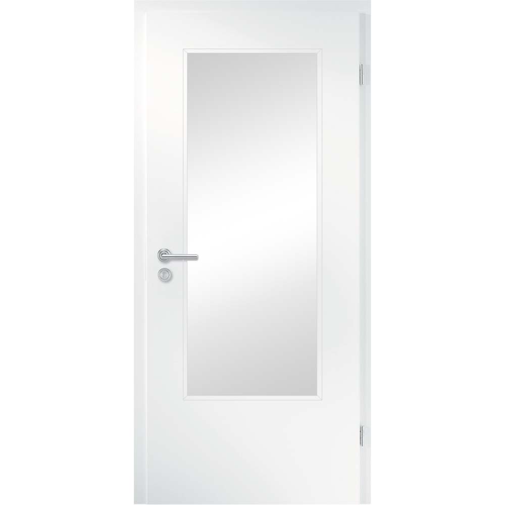 Huga Tuer Lichtausschnitt Premiumlack Weiss