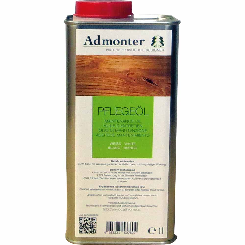 Admonter Pflegeoel Easycare Weiss 1L Admonter Pflegeoel Easycare Weiss 1L