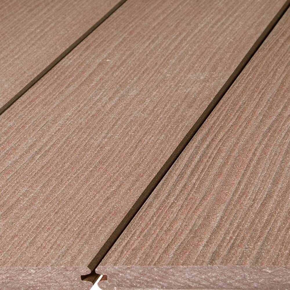 Megawood Terrassendiele Premiumjumbo Nussbraun