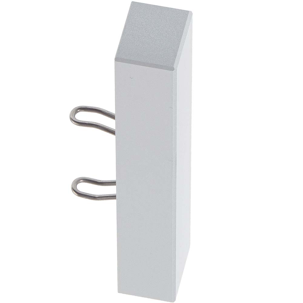 Stucky Alusockelparallel Endenrechts 6011 Silber