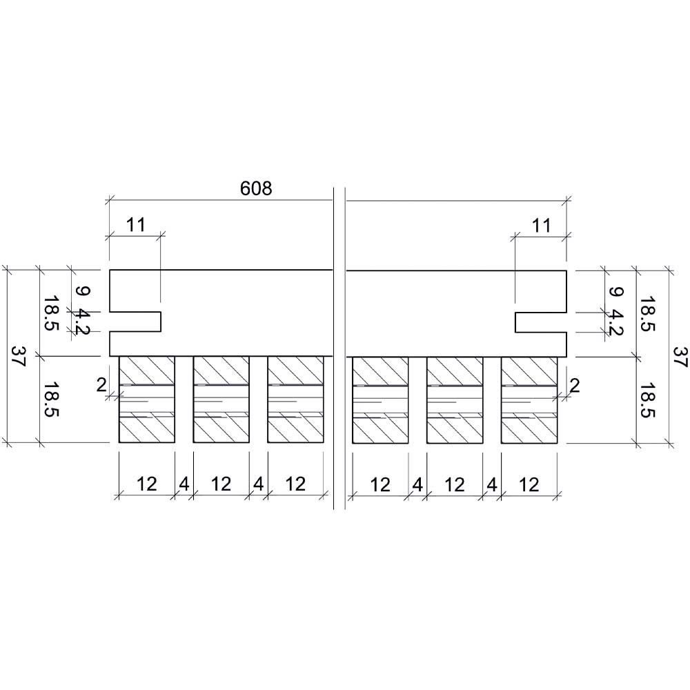 Makustik Linea Element Fichte
