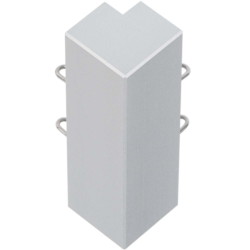 Stucky Alusockelparallel Aussenecke 6011 Silber