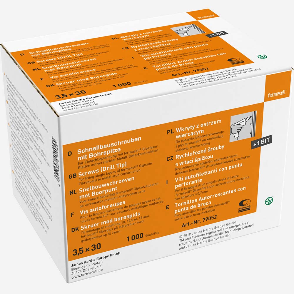 Fermacell Schnellbauschraube Bohrspitze 30Mm Fermacell Schnellbauschraube Bohrspitze 30Mm