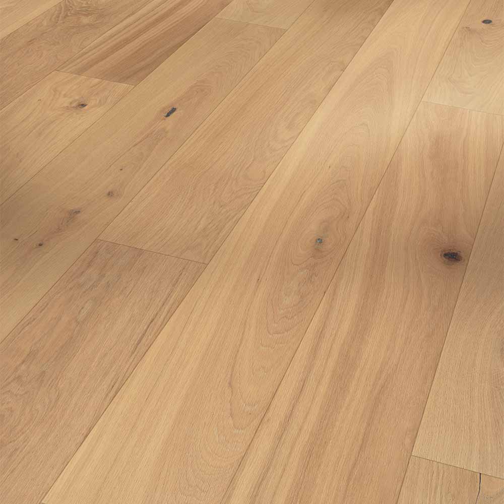 Parawood Parkettlhd Rustikal Geb Eiche Weiss