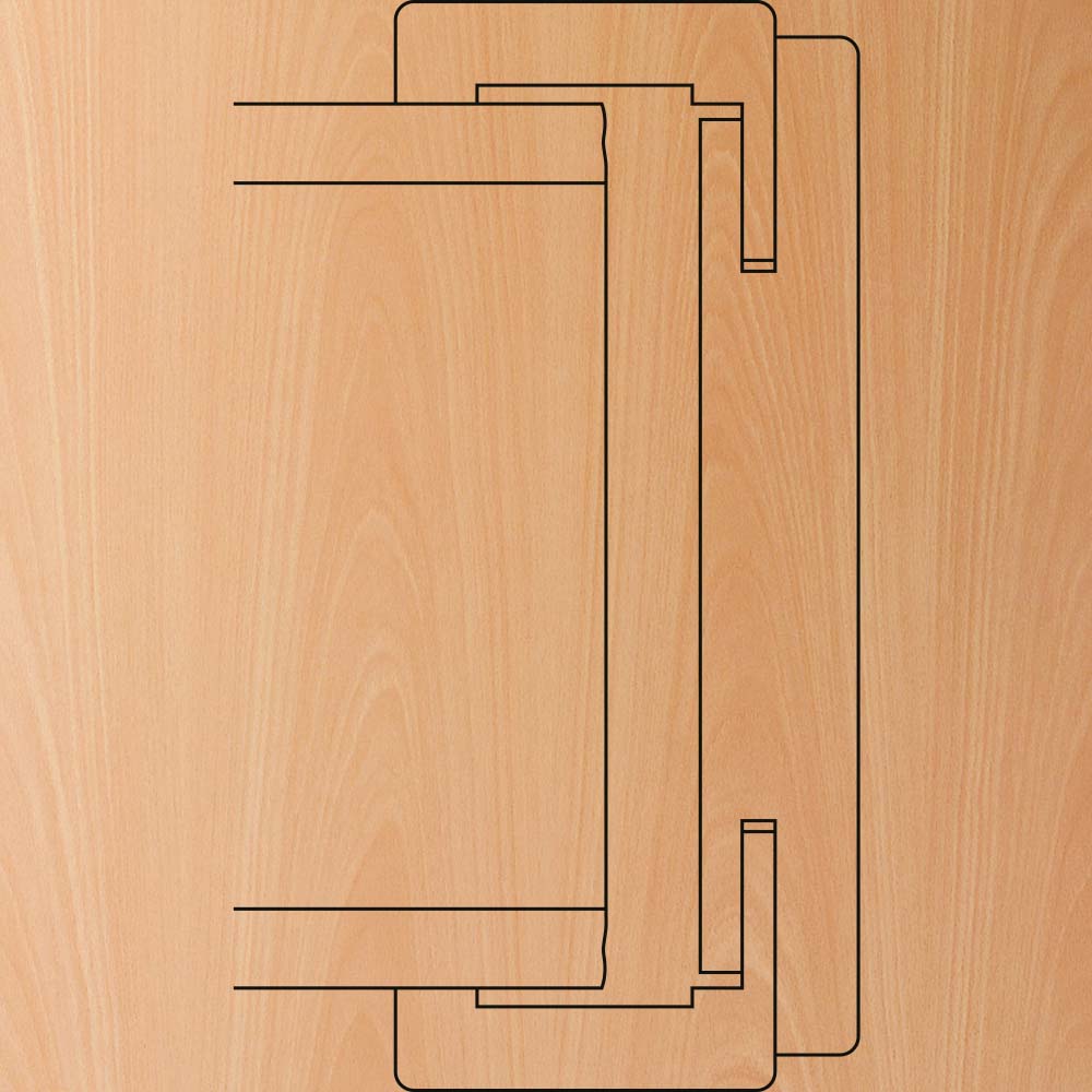 Huga Durchgangsfutter Durat Buche Huga Durchgangsfutter Durat Buche