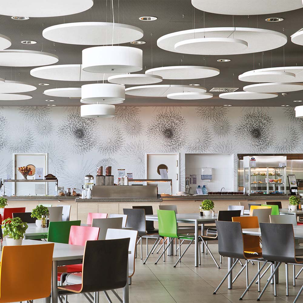 Ecophon Solo Circle Weiss