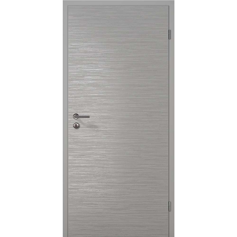 Huga Tuer Roehrenspan Versiostrukturiert Hyggegrau