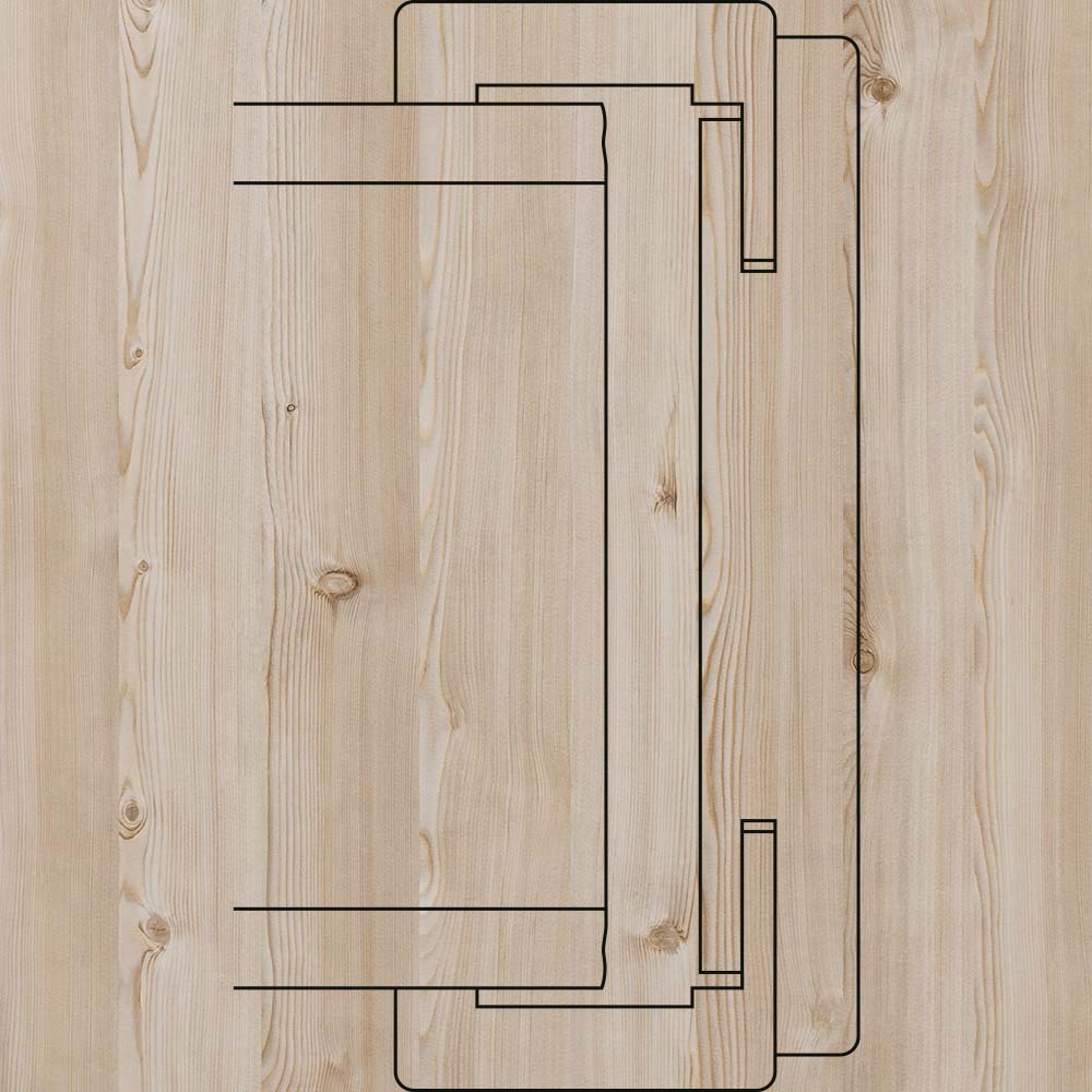 Huga Durchgangsfutter Durat Laerchenatur Huga Durchgangsfutter Durat Laerchenatur