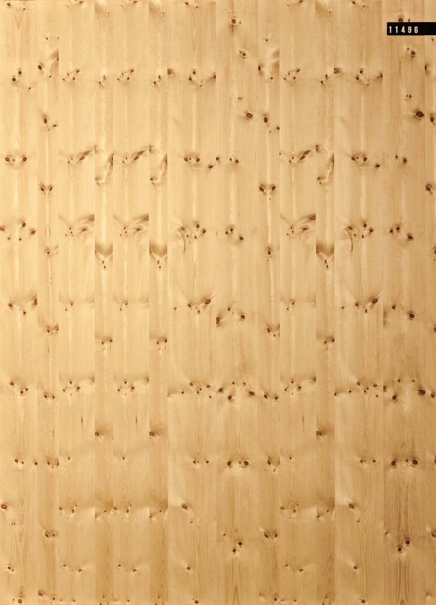 Edelspan | Span P2 | furniert Selection | Arve (Zirbe) astig | A+/A | ungeschliffen Platte Nr. 11496 Edelspan | Span P2 | furniert Selection | Arve (Zirbe) astig | A+/A | ungeschliffen Platte Nr. 11496