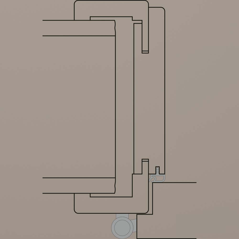 Huga Futter Versioultramatt Taupe