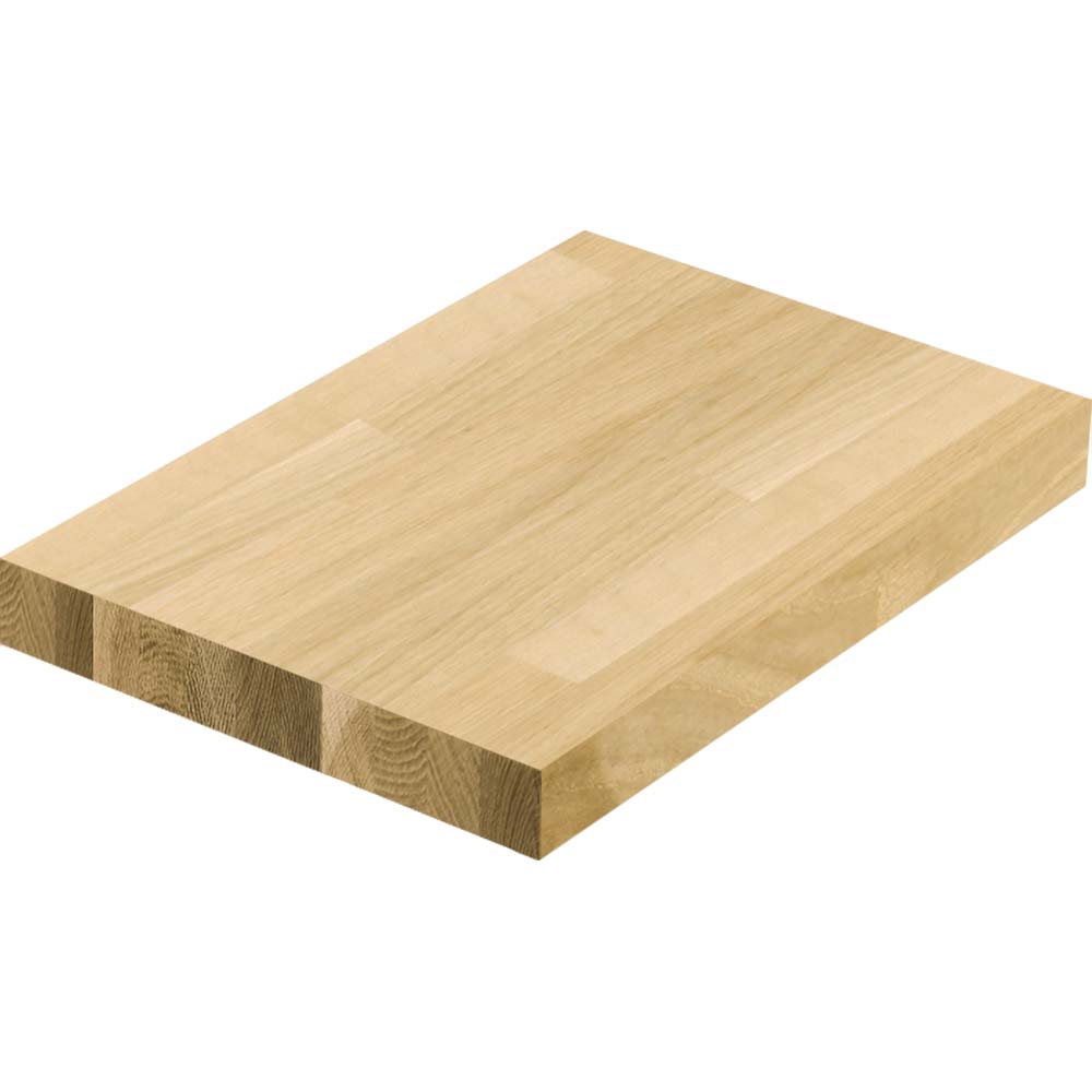 Patchwoodplatte 1Schicht Keilgezinkt Eiche