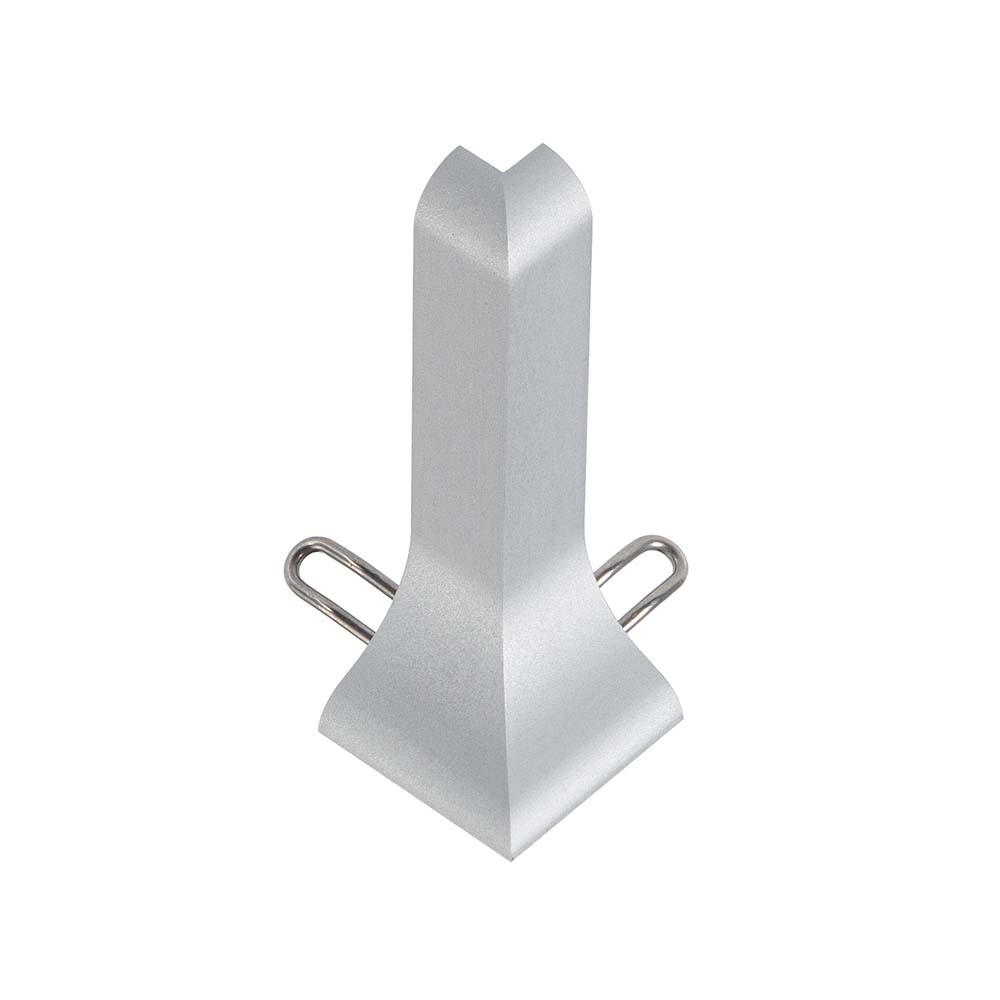 Stucky Alusockelfuss Aussenecke 4010 Silber