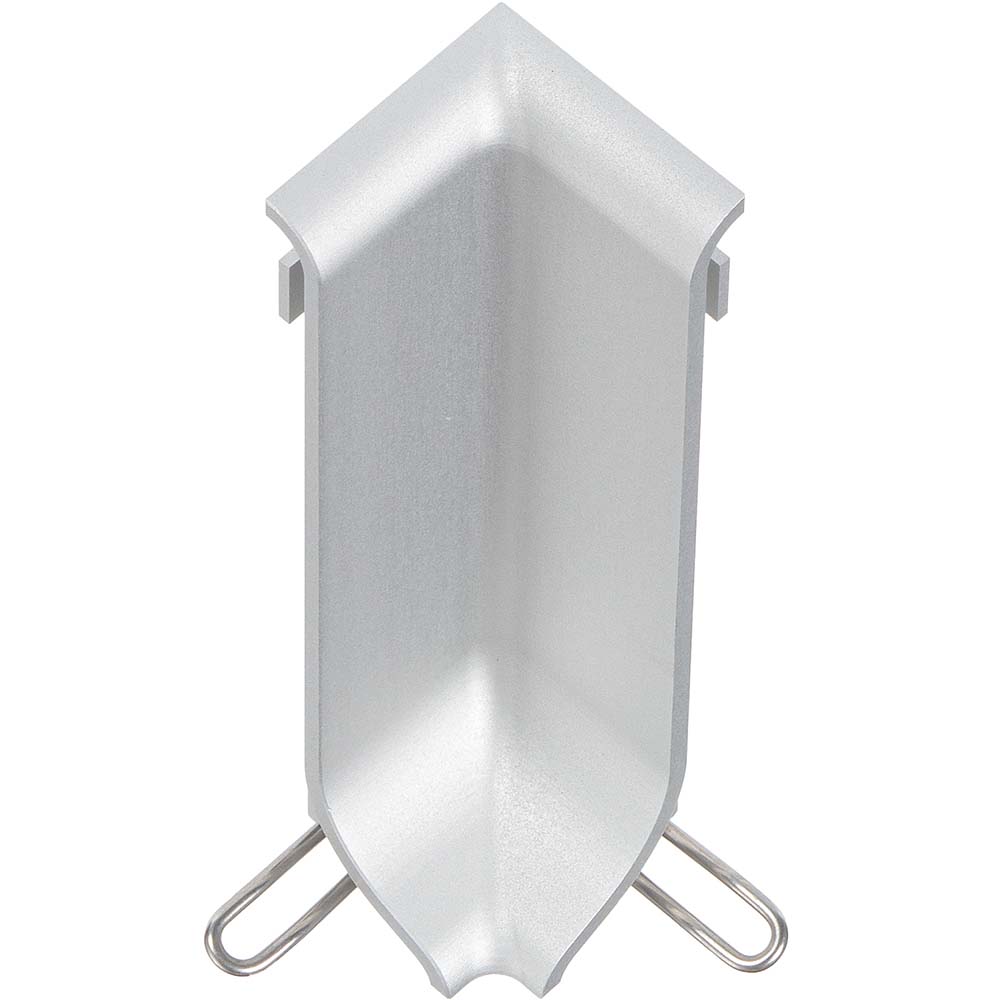 Stucky Alusockelfuss Innenecke 6011 Silber